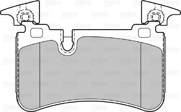 Valeo 601488 - Bremžu uzliku kompl., Disku bremzes ps1.lv