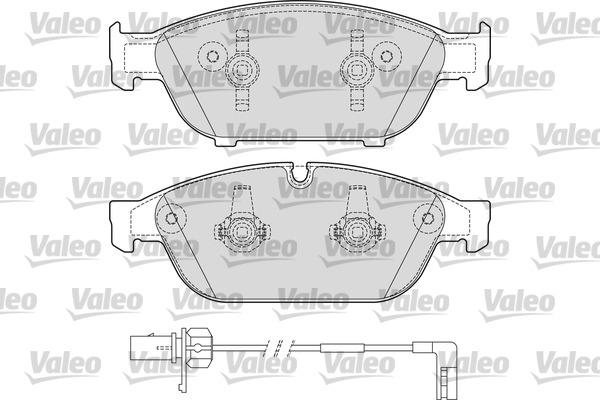 Valeo 601659 - Bremžu uzliku kompl., Disku bremzes ps1.lv