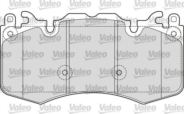 Valeo 601656 - Bremžu uzliku kompl., Disku bremzes ps1.lv