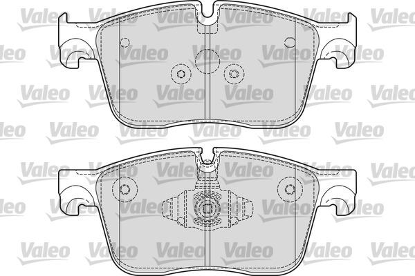 Valeo 601677 - Bremžu uzliku kompl., Disku bremzes ps1.lv