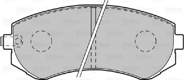 Valeo 601002 - Bremžu uzliku kompl., Disku bremzes ps1.lv