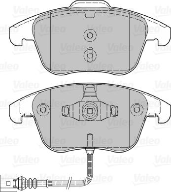 Valeo 601036 - Bremžu uzliku kompl., Disku bremzes ps1.lv