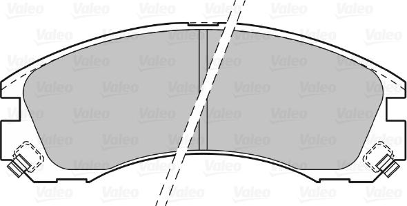 Valeo 601020 - Bremžu uzliku kompl., Disku bremzes ps1.lv