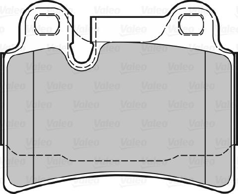 Valeo 601133 - Bremžu uzliku kompl., Disku bremzes ps1.lv