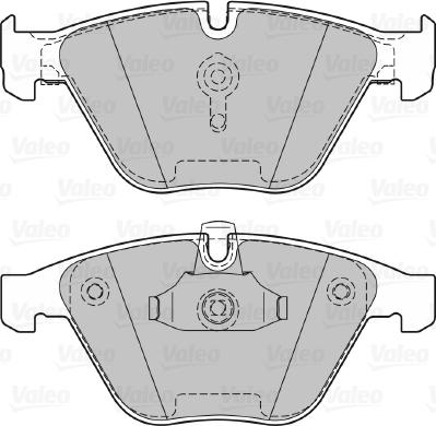 Valeo 601357 - Bremžu uzliku kompl., Disku bremzes ps1.lv