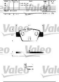 Valeo 601307 - Bremžu uzliku kompl., Disku bremzes ps1.lv