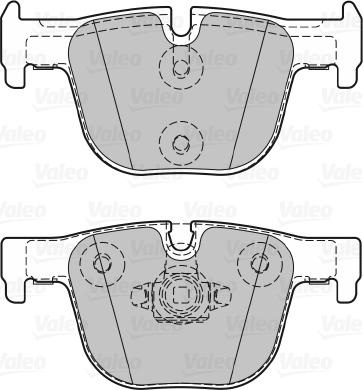 Valeo 601319 - Bremžu uzliku kompl., Disku bremzes ps1.lv