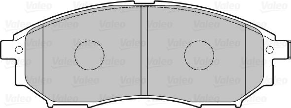 Valeo 601337 - Bremžu uzliku kompl., Disku bremzes ps1.lv