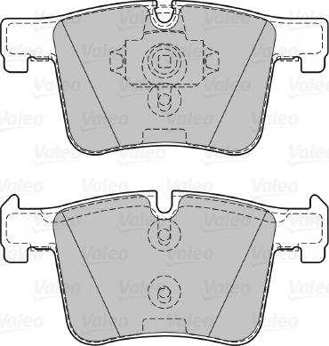 Valeo 601288 - Bremžu uzliku kompl., Disku bremzes ps1.lv