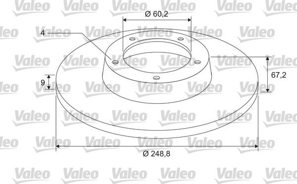 Valeo 675405 - Bremžu diski ps1.lv