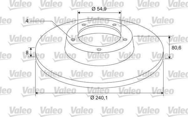 Valeo 675403 - Bremžu diski ps1.lv