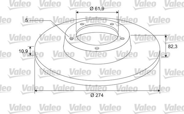 Valeo 675402 - Bremžu diski ps1.lv