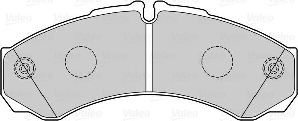 Valeo 670662 - Bremžu uzliku kompl., Disku bremzes ps1.lv