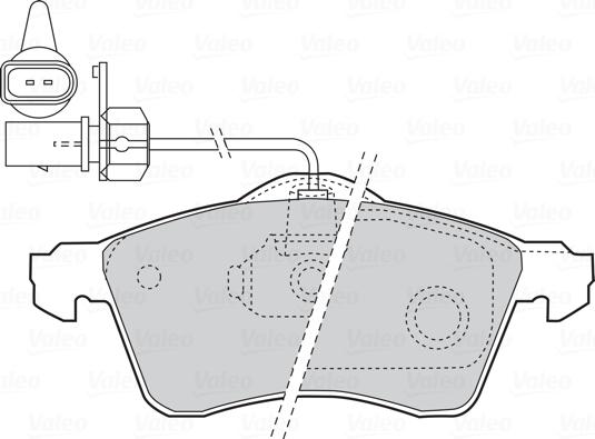 Valeo 670676 - Bremžu uzliku kompl., Disku bremzes ps1.lv