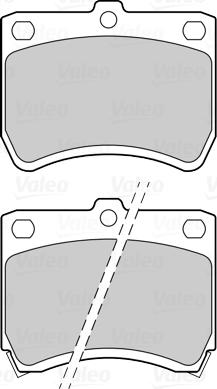 Valeo 670066 - Bremžu uzliku kompl., Disku bremzes ps1.lv