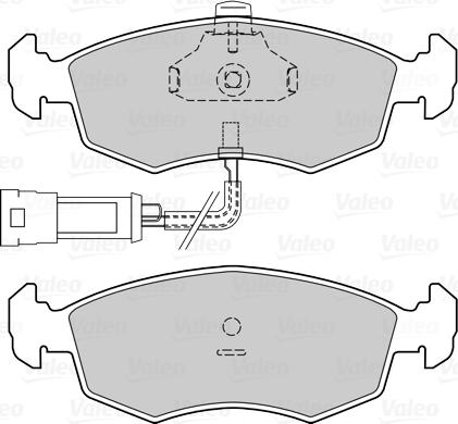 Valeo 670120 - Bremžu uzliku kompl., Disku bremzes ps1.lv