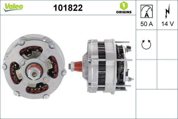 Valeo 101822 - Ģenerators ps1.lv