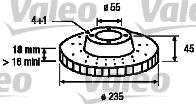 Valeo 186449 - Bremžu diski ps1.lv