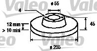 Valeo 186453 - Bremžu diski ps1.lv