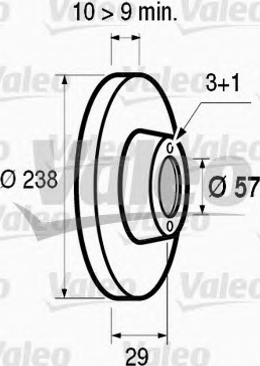 Valeo 186414 - Bremžu diski ps1.lv