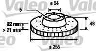 Valeo 186509 - Bremžu diski ps1.lv