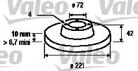 Valeo 186160 - Bremžu diski ps1.lv