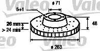 Valeo 186303 - Bremžu diski ps1.lv