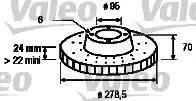 Valeo 186210 - Bremžu diski ps1.lv