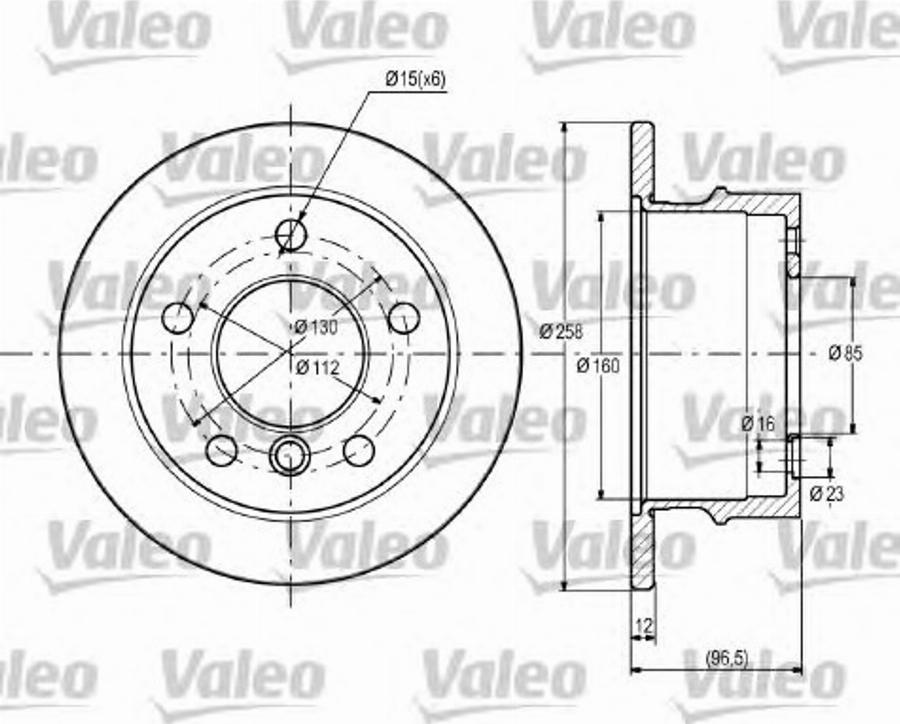 Valeo 187111 - Bremžu diski ps1.lv