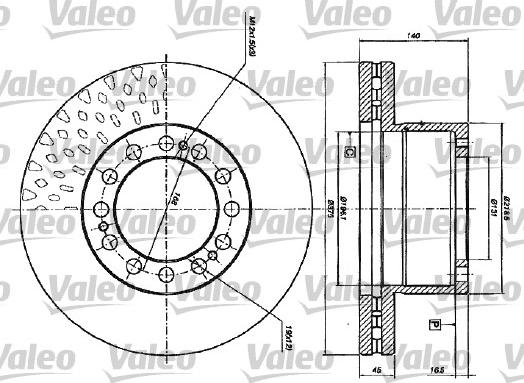 Valeo 187117 - Bremžu diski ps1.lv