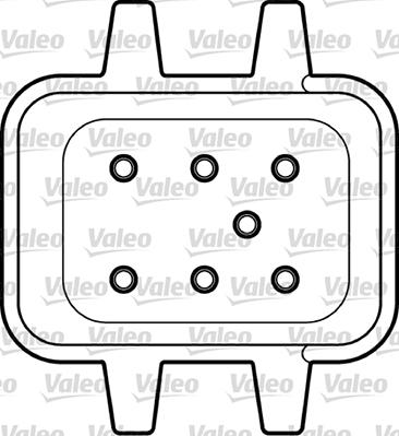 Valeo 850611 - Stikla pacelšanas mehānisms ps1.lv