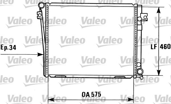 Valeo 819405 - Radiators, Motora dzesēšanas sistēma ps1.lv