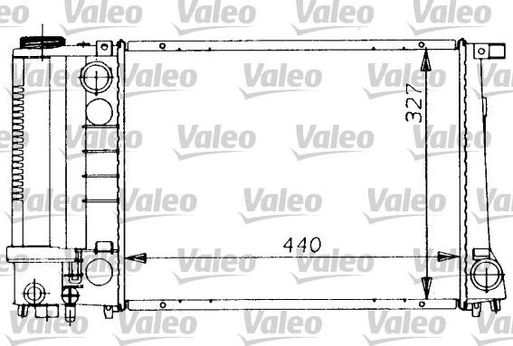 Valeo 819410 - Radiators, Motora dzesēšanas sistēma ps1.lv