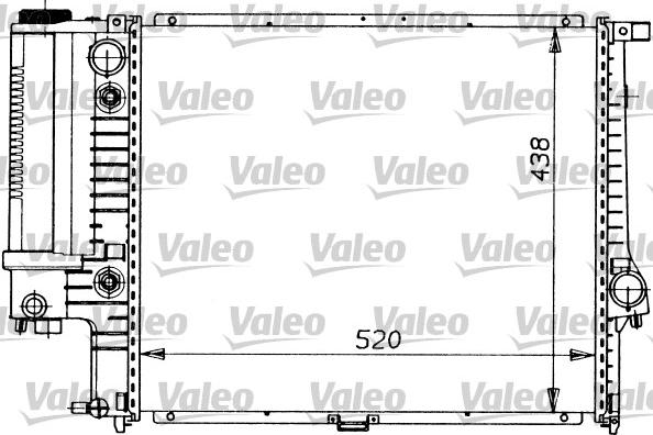 Valeo 819413 - Radiators, Motora dzesēšanas sistēma ps1.lv