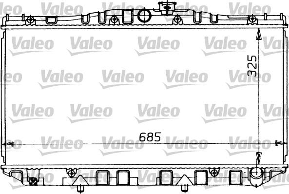 Valeo 819123 - Radiators, Motora dzesēšanas sistēma ps1.lv