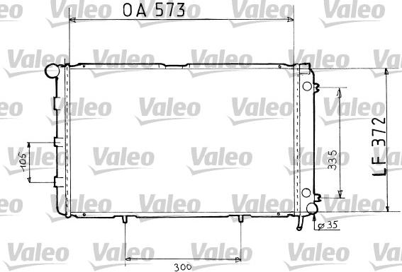 Valeo 819367 - Radiators, Motora dzesēšanas sistēma ps1.lv