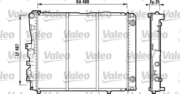 Valeo 819381 - Radiators, Motora dzesēšanas sistēma ps1.lv