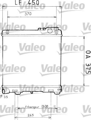 Valeo 819370 - Radiators, Motora dzesēšanas sistēma ps1.lv