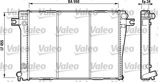 Valeo 819271 - Radiators, Motora dzesēšanas sistēma ps1.lv