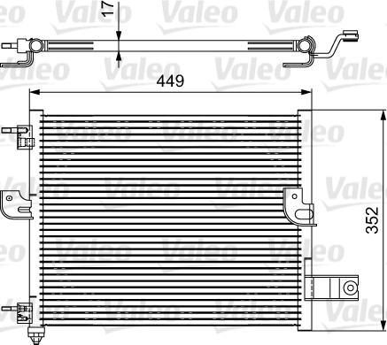 Valeo 814422 - Kondensators, Gaisa kond. sistēma ps1.lv