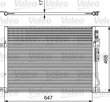 Valeo 814086 - Kondensators, Gaisa kond. sistēma ps1.lv