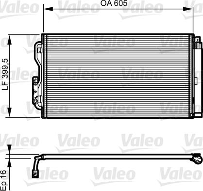 Valeo 814191 - Kondensators, Gaisa kond. sistēma ps1.lv