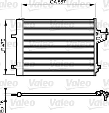 Valeo 814197 - Kondensators, Gaisa kond. sistēma ps1.lv