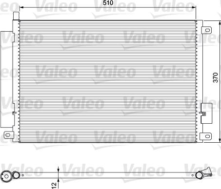 Valeo 814155 - Kondensators, Gaisa kond. sistēma ps1.lv