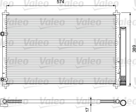 Valeo 814392 - Kondensators, Gaisa kond. sistēma ps1.lv