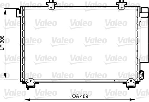 Valeo 814307 - Kondensators, Gaisa kond. sistēma ps1.lv