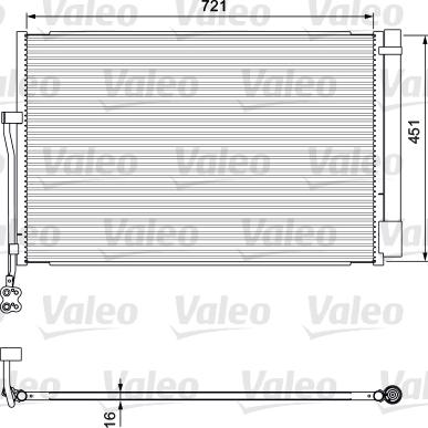 Valeo 814379 - Kondensators, Gaisa kond. sistēma ps1.lv