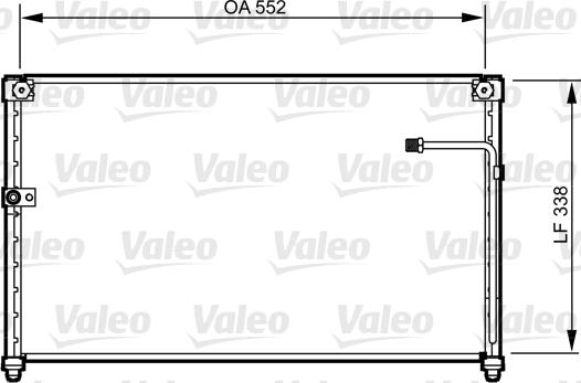 Valeo 814251 - Kondensators, Gaisa kond. sistēma ps1.lv