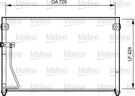 Valeo 814261 - Kondensators, Gaisa kond. sistēma ps1.lv