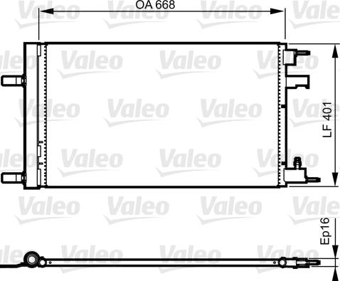 Valeo 814202 - Kondensators, Gaisa kond. sistēma ps1.lv